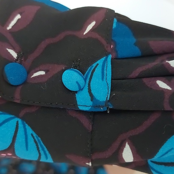 LOFT Floral Shirtdress Long Sleeves with Tie M EUC - Picture 6 of 8